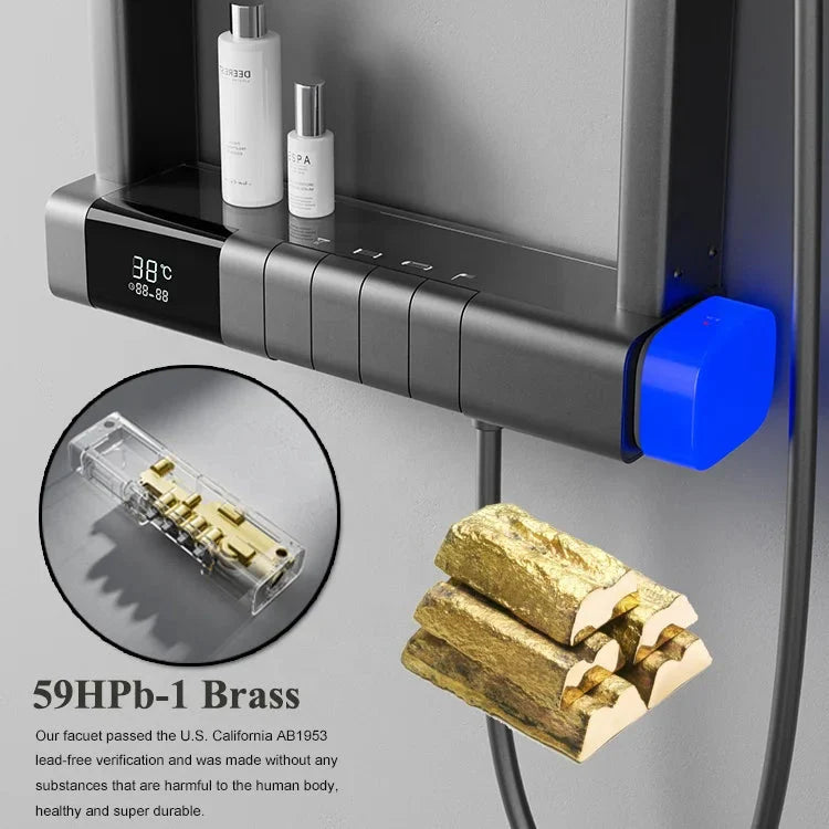 Zzerani Luxury Bathroom Shower Set – Modern Style Shower System with Premium Features