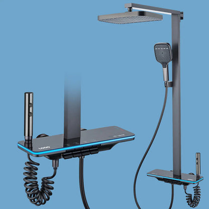 Zzerani Supercharged 2 Led Thermostatic  Shower Set