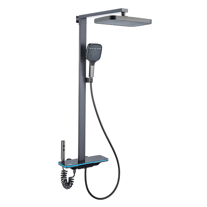 Zzerani Supercharged 2 Led Thermostatic  Shower Set