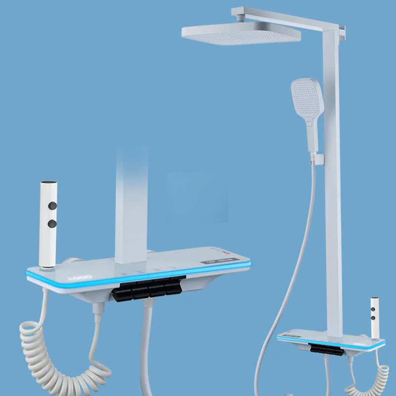 Zzerani Supercharged 2 Led Thermostatic  Shower Set