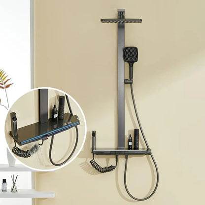 Zzerani Supercharged 2 Led Thermostatic  Shower Set